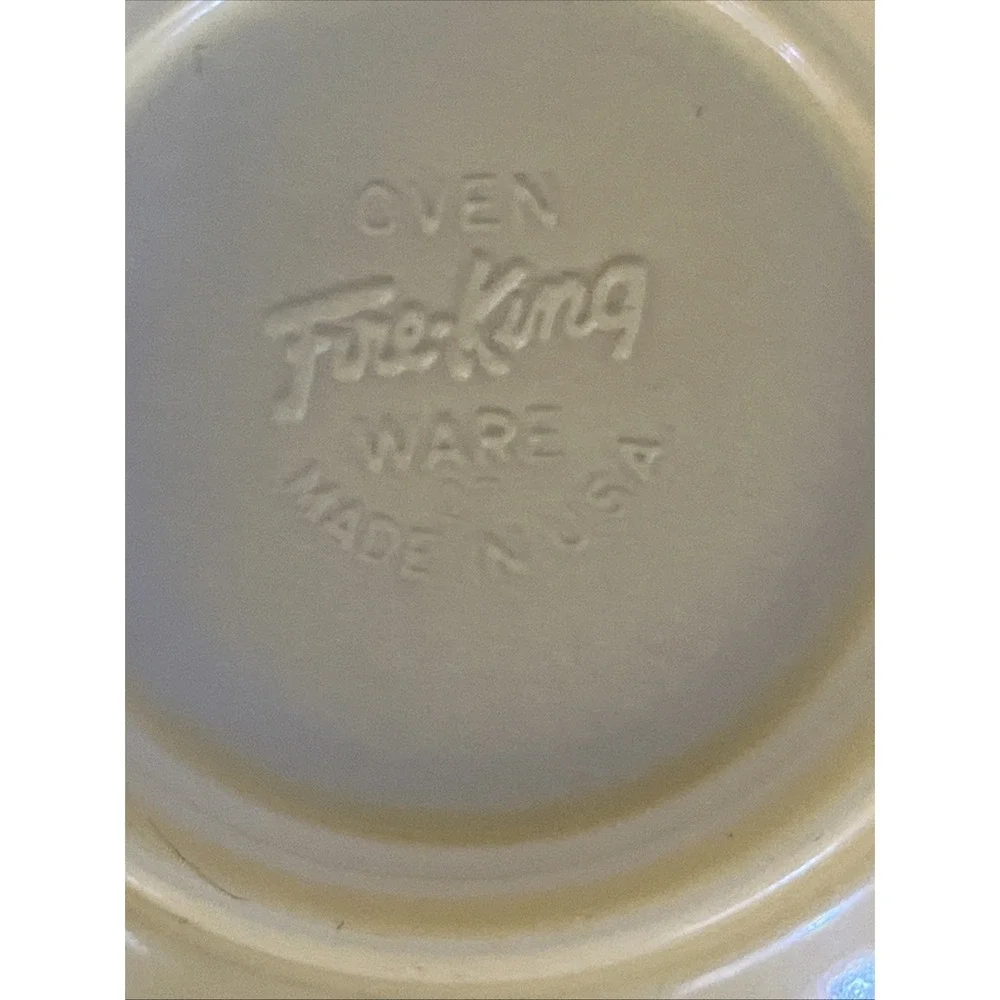 Vintage Fire-King Oven Ware Chili Cereal Bowl 5